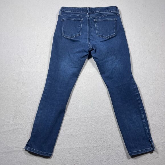 NYDJ Not Your Daughters Jeans Size 10 Womens Ami Ankle Mid Rise Blue Denim‎ - Picture 9 of 11